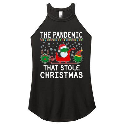 The Pandemic That Stole Christmas  Women's Perfect Tri Rocker Tank