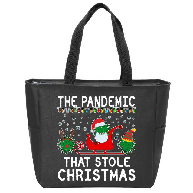 The Pandemic That Stole Christmas  Zip Tote Bag
