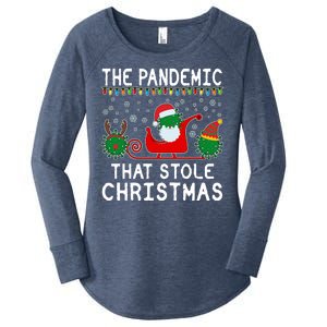 The Pandemic That Stole Christmas  Women's Perfect Tri Tunic Long Sleeve Shirt