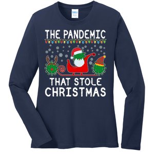 The Pandemic That Stole Christmas  Ladies Long Sleeve Shirt