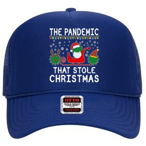 The Pandemic That Stole Christmas  High Crown Mesh Back Trucker Hat