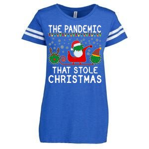 The Pandemic That Stole Christmas  Enza Ladies Jersey Football T-Shirt