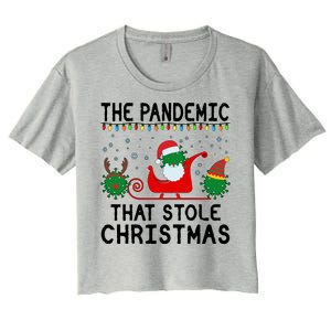 The Pandemic That Stole Christmas  Women's Crop Top Tee