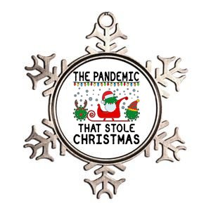 The Pandemic That Stole Christmas  Metallic Star Ornament