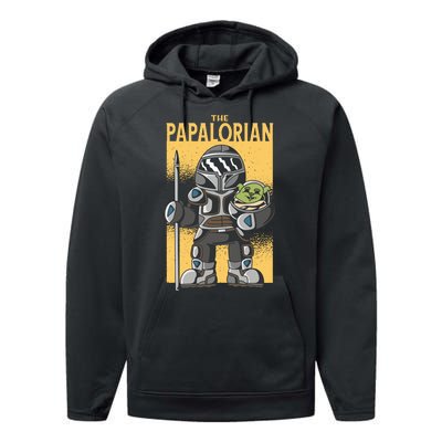 The Papalorian Alien Father Parody Performance Fleece Hoodie