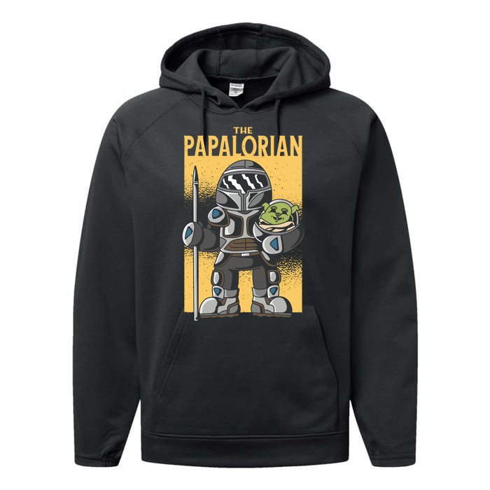 The Papalorian Alien Father Parody Performance Fleece Hoodie