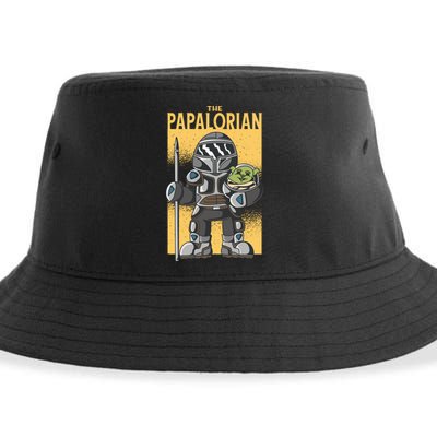 The Papalorian Alien Father Parody Sustainable Bucket Hat