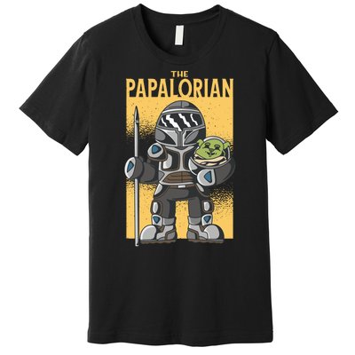 The Papalorian Alien Father Parody Premium T-Shirt