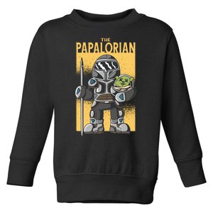 The Papalorian Alien Father Parody Toddler Sweatshirt