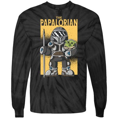 The Papalorian Alien Father Parody Tie-Dye Long Sleeve Shirt