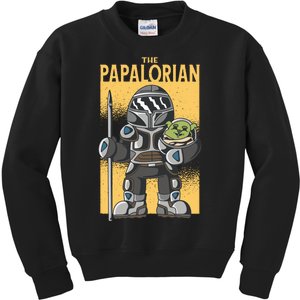 The Papalorian Alien Father Parody Kids Sweatshirt