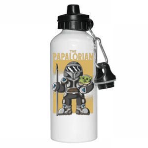 The Papalorian Alien Father Parody Aluminum Water Bottle