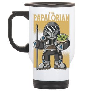 The Papalorian Alien Father Parody Stainless Steel Travel Mug