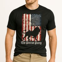 The Patriot Party Lion Distressed Flag Cooling Performance Crew T-Shirt