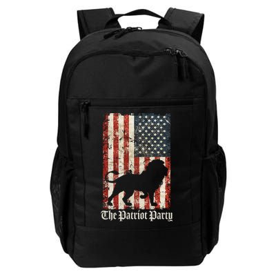 The Patriot Party Lion Distressed Flag Backpack