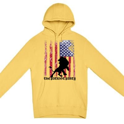 The Patriot Party USA Flag Premium Pullover Hoodie