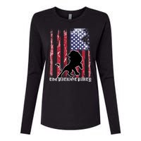 The Patriot Party USA Flag Womens Cotton Relaxed Long Sleeve T-Shirt