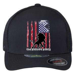 The Patriot Party USA Flag Flexfit Unipanel Trucker Cap