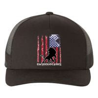 The Patriot Party USA Flag Yupoong Adult 5-Panel Trucker Hat