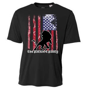 The Patriot Party USA Flag Cooling Performance Crew T-Shirt