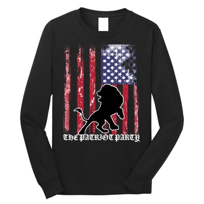 The Patriot Party USA Flag Long Sleeve Shirt