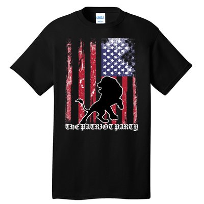 The Patriot Party USA Flag Tall T-Shirt