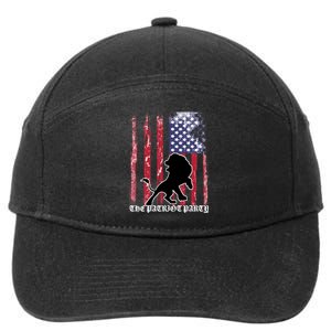 The Patriot Party USA Flag 7-Panel Snapback Hat