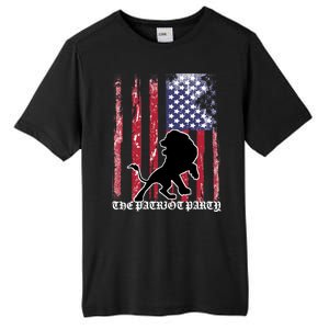 The Patriot Party USA Flag Tall Fusion ChromaSoft Performance T-Shirt