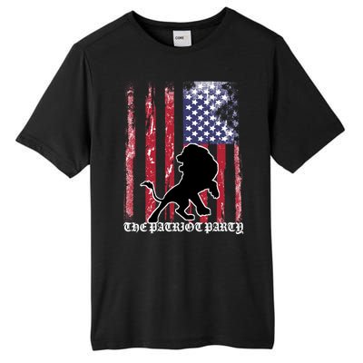 The Patriot Party USA Flag Tall Fusion ChromaSoft Performance T-Shirt