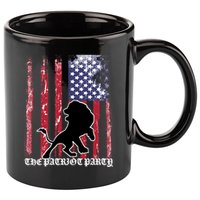 The Patriot Party USA Flag 11oz C Handle Ceramic Mug