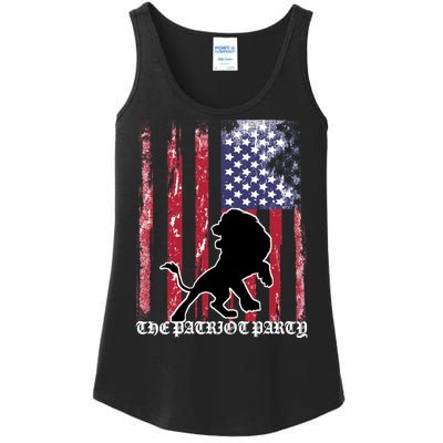 The Patriot Party USA Flag Ladies Essential Tank