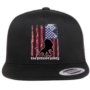 The Patriot Party USA Flag Flat Bill Trucker Hat