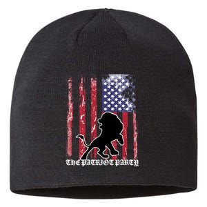 The Patriot Party USA Flag Sustainable Beanie