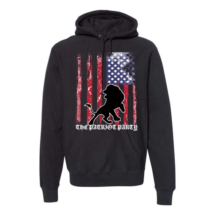 The Patriot Party USA Flag Premium Hoodie