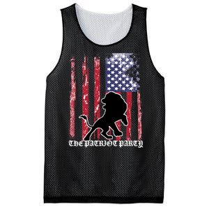 The Patriot Party USA Flag Mesh Reversible Basketball Jersey Tank