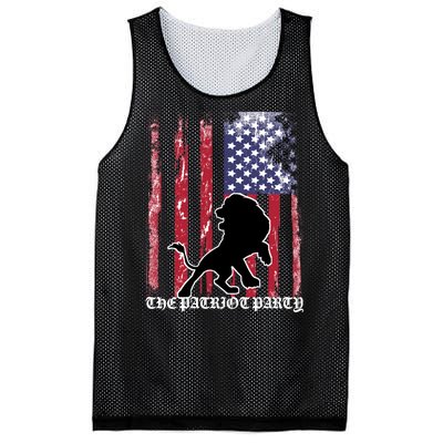 The Patriot Party USA Flag Mesh Reversible Basketball Jersey Tank