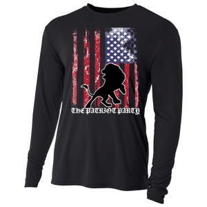 The Patriot Party USA Flag Cooling Performance Long Sleeve Crew