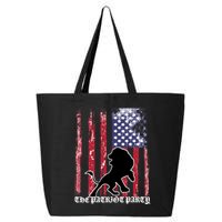 The Patriot Party USA Flag 25L Jumbo Tote
