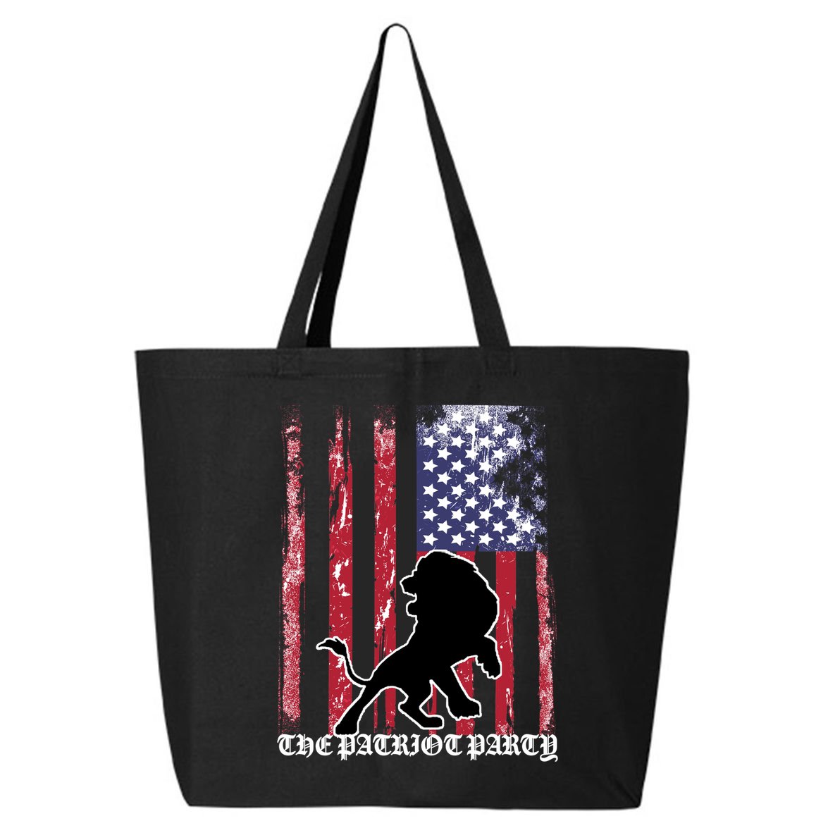 The Patriot Party USA Flag 25L Jumbo Tote