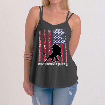 The Patriot Party USA Flag Women's Strappy Tank