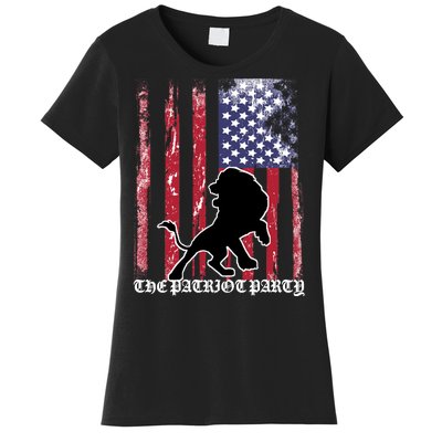 The Patriot Party USA Flag Women's T-Shirt