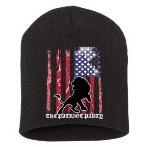 The Patriot Party USA Flag Short Acrylic Beanie