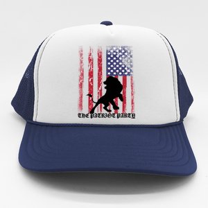 The Patriot Party USA Flag Trucker Hat