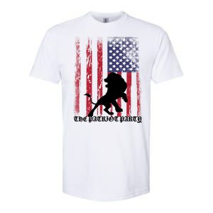 The Patriot Party USA Flag Softstyle CVC T-Shirt