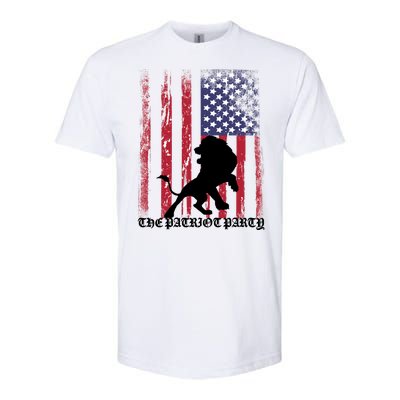 The Patriot Party USA Flag Softstyle CVC T-Shirt