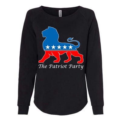 The Patriot Party USA United States of America Womens California Wash Sweatshirt