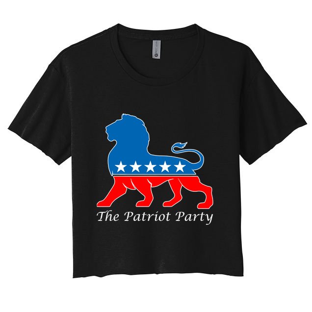 The Patriot Party USA United States of America Crop Top