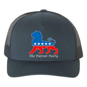 The Patriot Party USA United States of America Yupoong Adult 5-Panel Trucker Hat