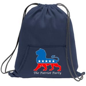 The Patriot Party USA United States of America Sweatshirt Cinch Pack Bag