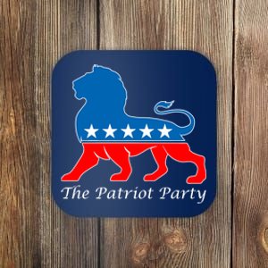 The Patriot Party USA United States of America Coaster